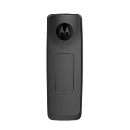 Front view of the Motorola PMLN8507A 2.5-inch spring-action belt clip.