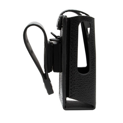 Motorola PMLN8665A Hard Leather Carry Case, 3” Swivel Belt Loop