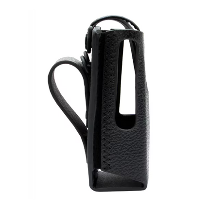 Motorola PMLN8666A Hard Leather Carry Case, 3” Fixed Belt Loop