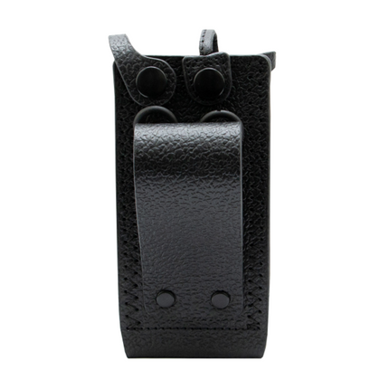 Motorola PMLN8666A Hard Leather Carry Case, 3” Fixed Belt Loop