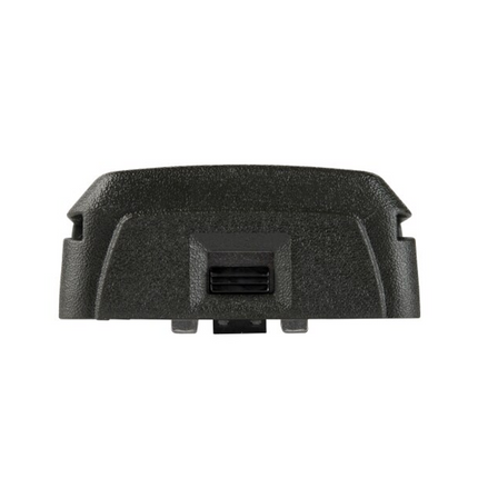 Close-up detail of the Motorola PMNN4080B battery.