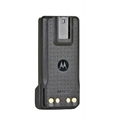 Front view of the Motorola PMNN4908AR Mag One 2200 mAh Li-Ion battery pack.