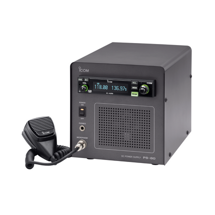Icom PS80 Desktop Power Supply Unit (120 VAC)