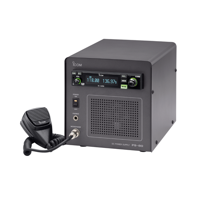 Icom PS80 Desktop Power Supply Unit (120 VAC)