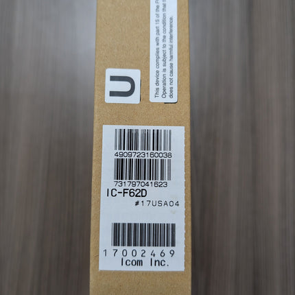 Icom F62D UHF Portable Two-Way Radio with Bluetooth | Open Box