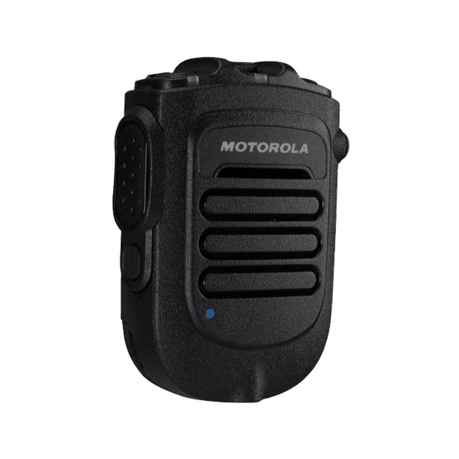 Removable 1800mAh Lithium-Ion battery compartment layout on the Motorola RLN6544A Wireless Remote Speaker Microphone.