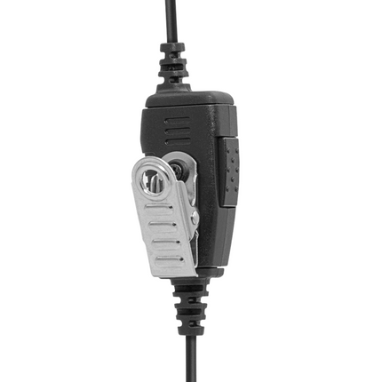 Atlantic Radio SWVL1W-M14 1-Wire Swivel Earpiece with In-line PTT and Mic
