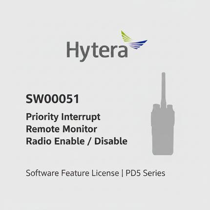 Hytera SW00051 Software License Product Image
