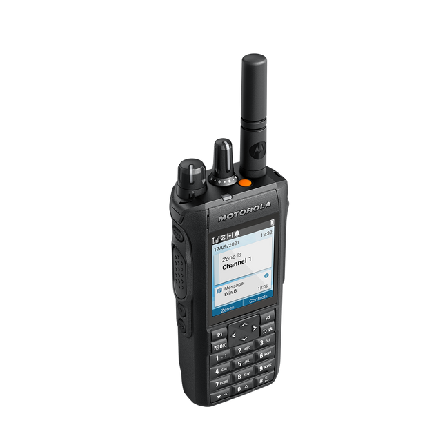 Motorola R7 Portable Two-Way Radio | Full Display & Keypad