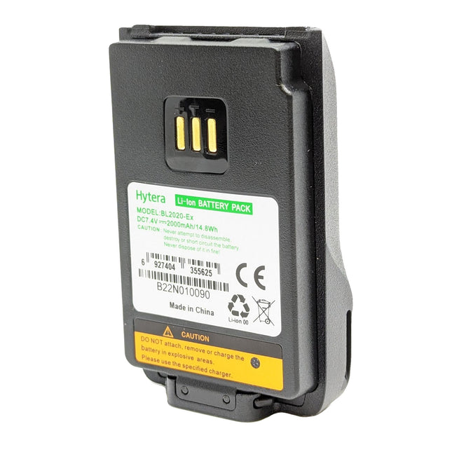 Hytera BL2020-Ex Intrinsically Safe Li-ion Battery (2000mAh, UL913, IP67)