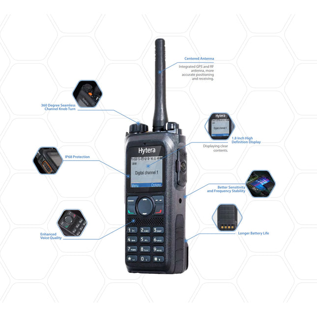 Hytera PD982i Two Way Radio - Portable Repeater - Atlantic Radio Communications Corp.