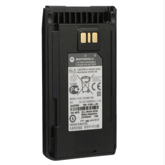 Motorola FNB-V133LI-UNI Battery - Lithium Ion 1380mAh (AAJ67X501) - Atlantic Radio Communications Corp.